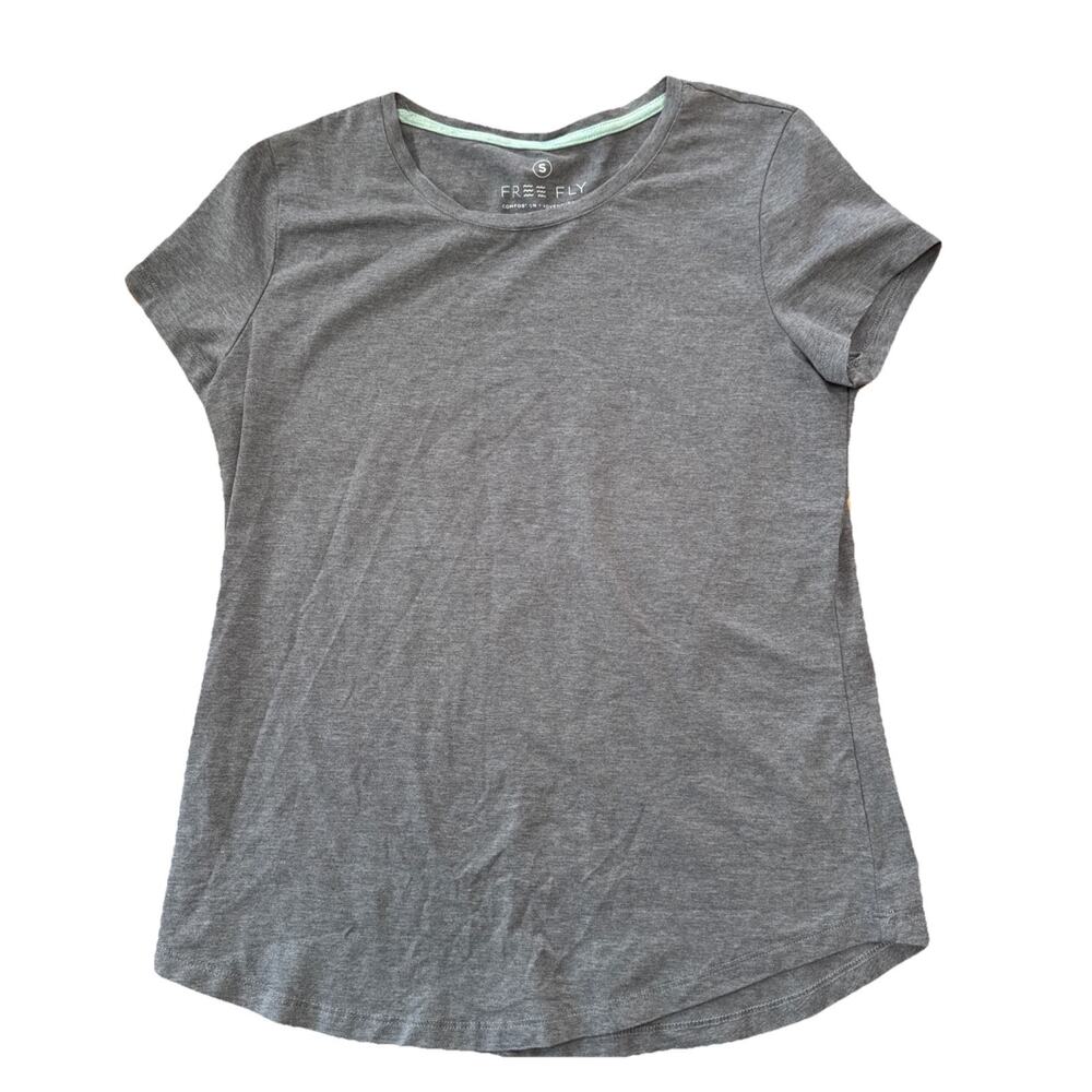 Free Fly Women’s Gray S Cotton Bamboo T Shirt
